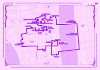 plan du parcours de la balade dans le quartier des Terreaux