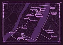 plan du parcours de la balade autours de la Presqu'île